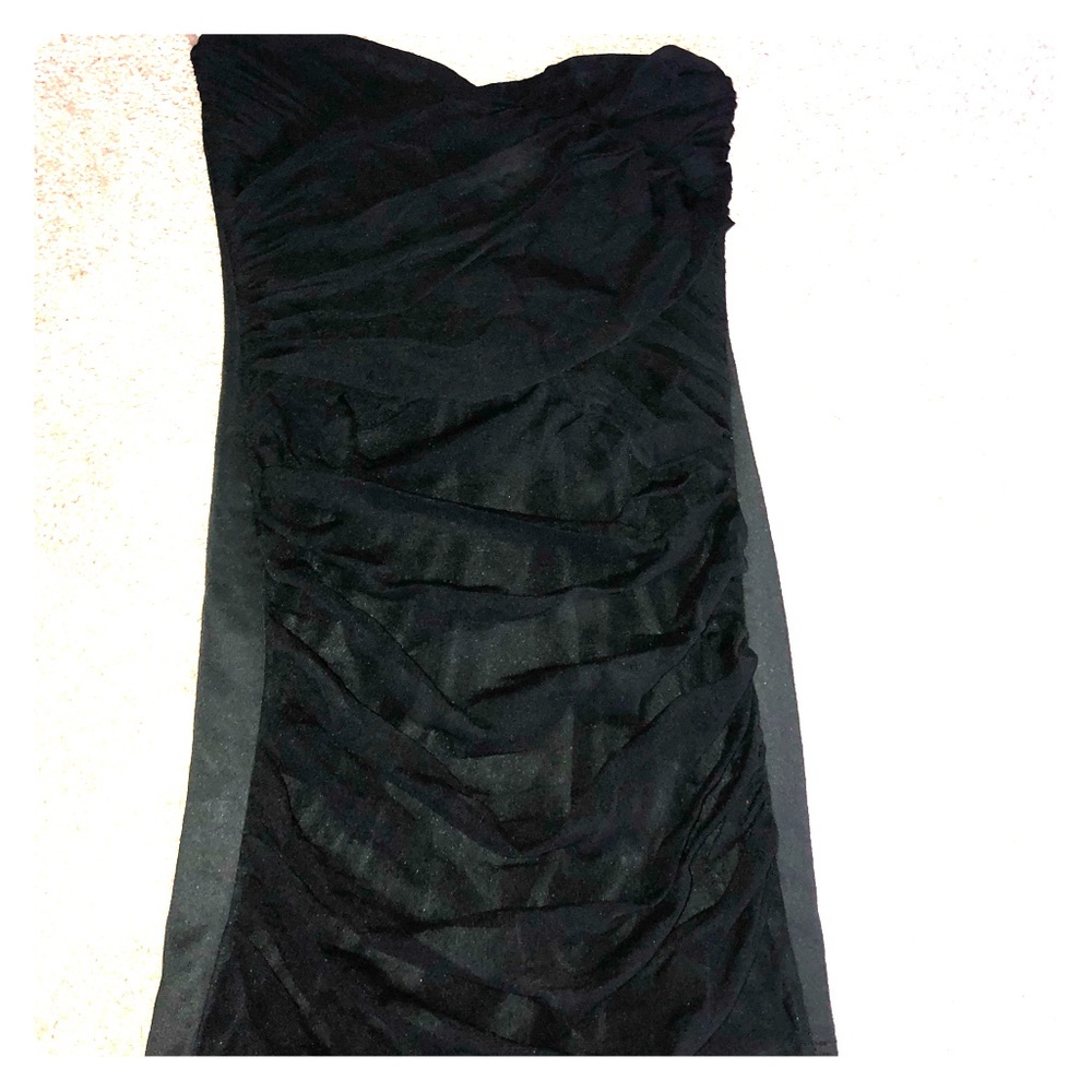 Black mini dress
